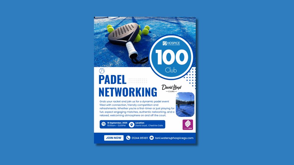 The 100 Club Networking Padel event - @ David Lloyd Cheshire Oaks