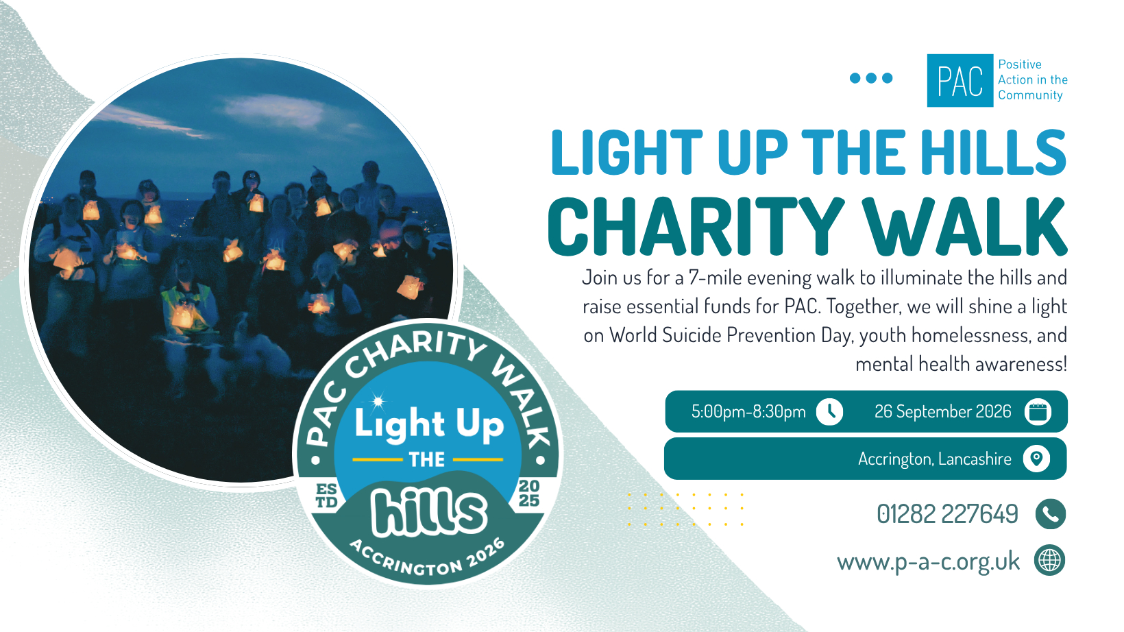 Light Up the Hills Sponsored Walk 2026