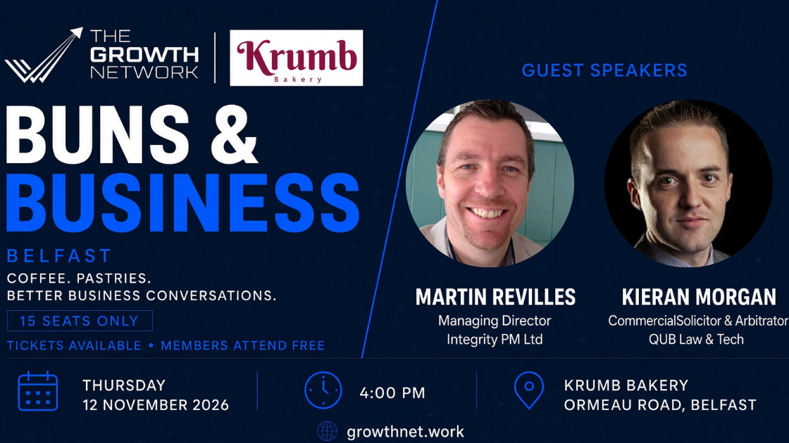 Buns & Business Belfast with Martin Revilles & Kieran Morgan